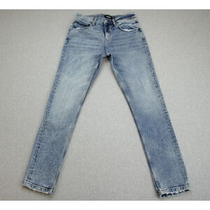 RSQ Jeans Mens 30 x 32 Blue Cotton Blend Stretch Slim Fit Tapered Leg